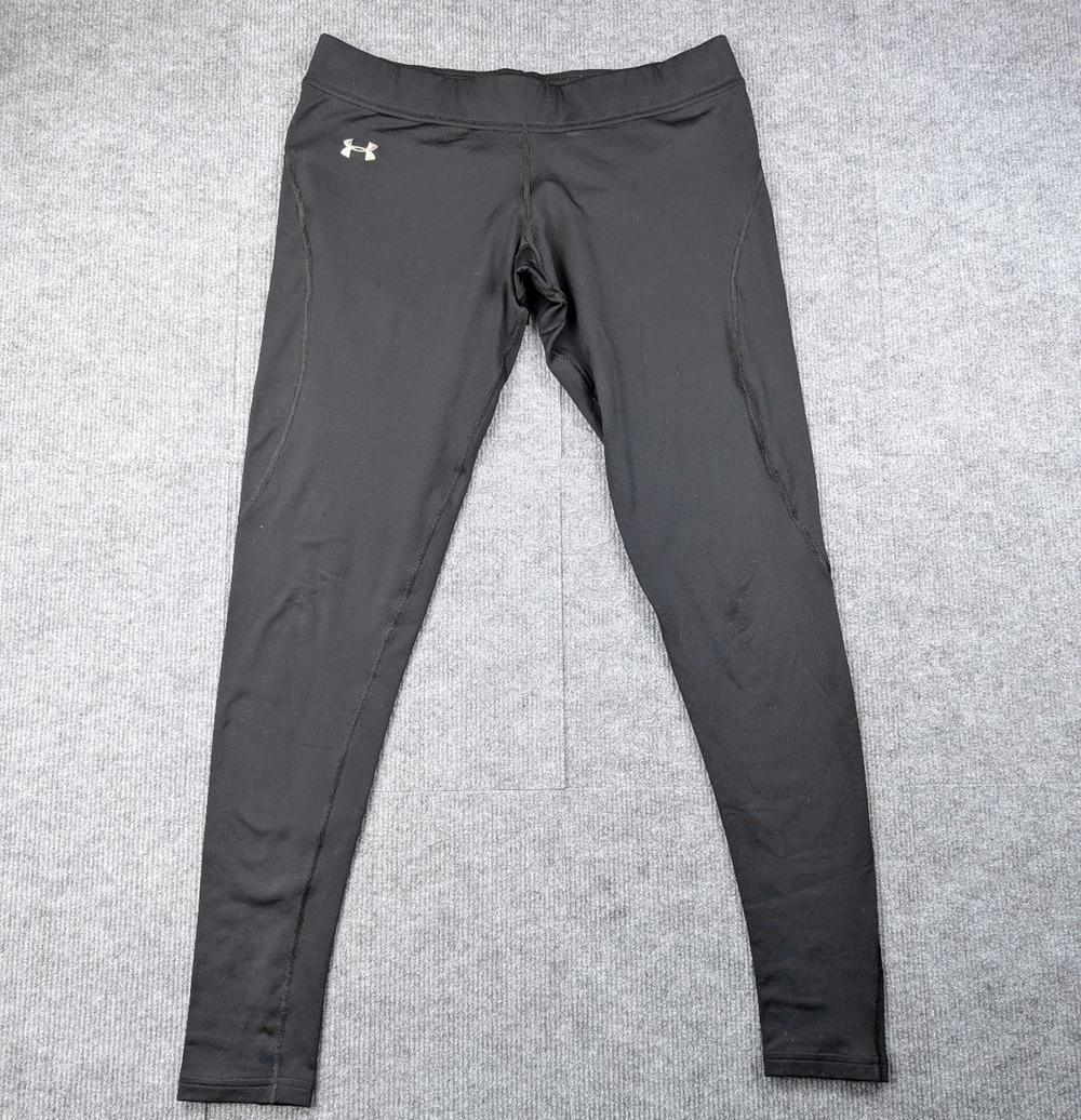 Under Armour Cold Gear Fitted Bottoms Womens Large Legging Base Layer Athletic